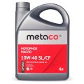 METACO OPTIMA 10W-40 API SL/CF полусинтетическое 4 л 888-1204-0004